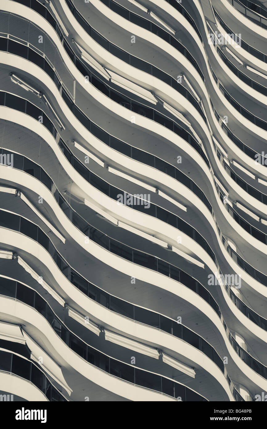 Uruguay, Punta del Este, Millenium Tower, torre di condominio Foto Stock