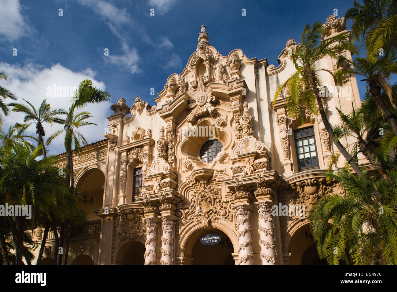Stati Uniti, California, San Diego, Balboa Park, Casa del Prado Foto Stock