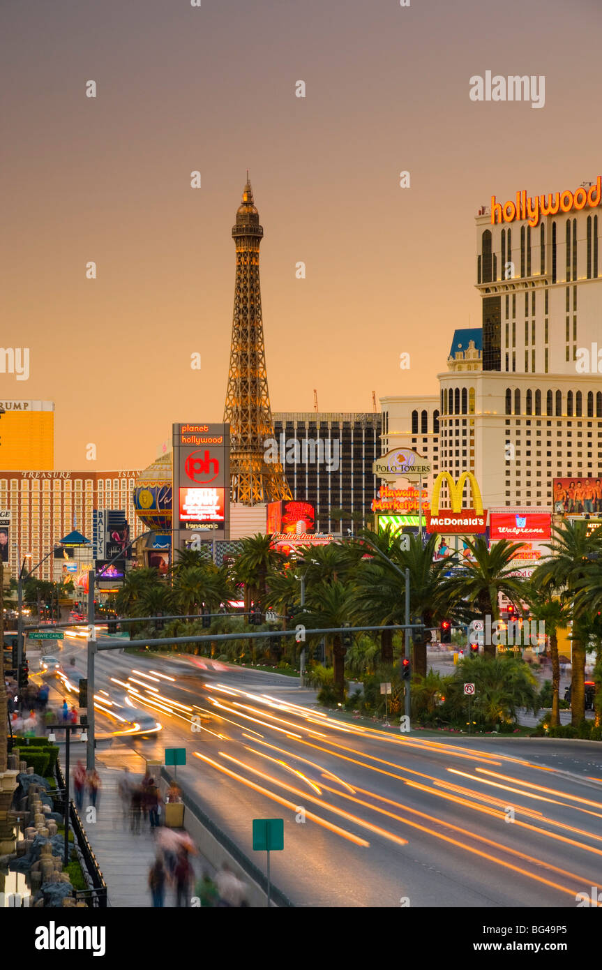 Stati Uniti d'America, Nevada, Las Vegas, la striscia Foto Stock