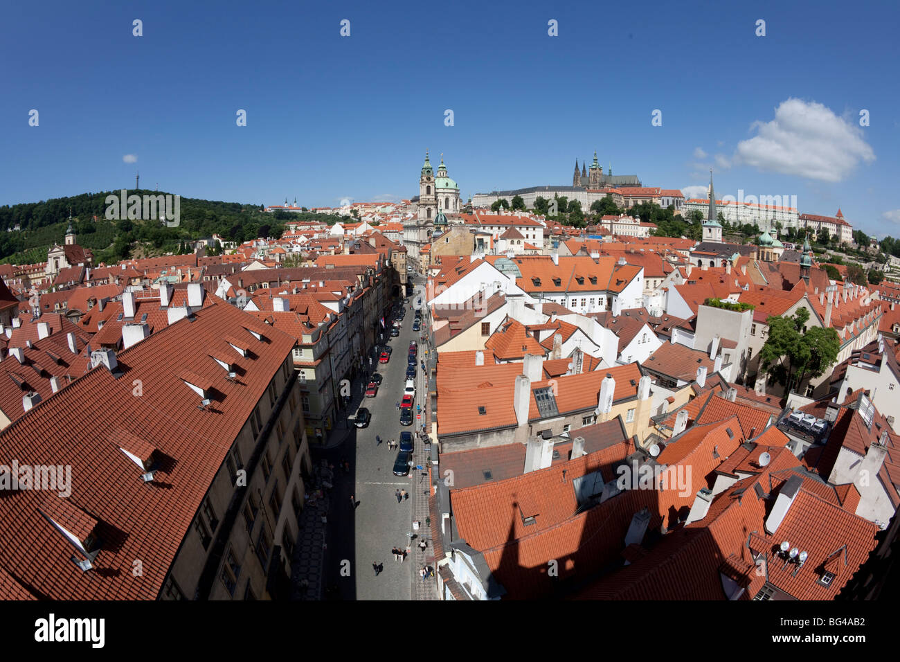 Piccolo Quartiere (Mala Strana), Praga, Repubblica Ceca Foto Stock