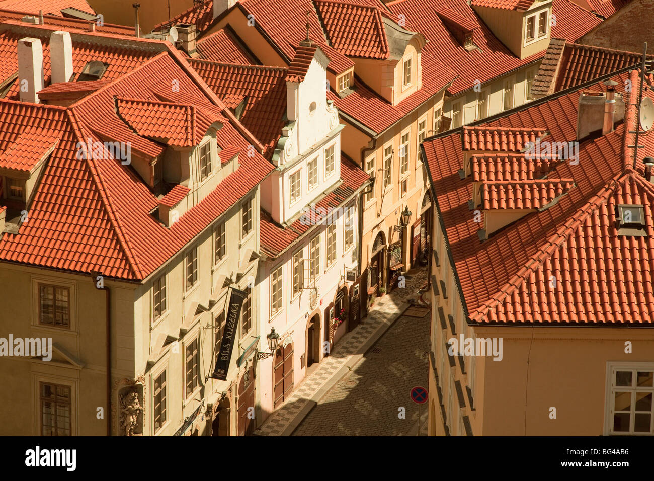 Piccolo Quartiere (Mala Strana), Praga, Repubblica Ceca Foto Stock