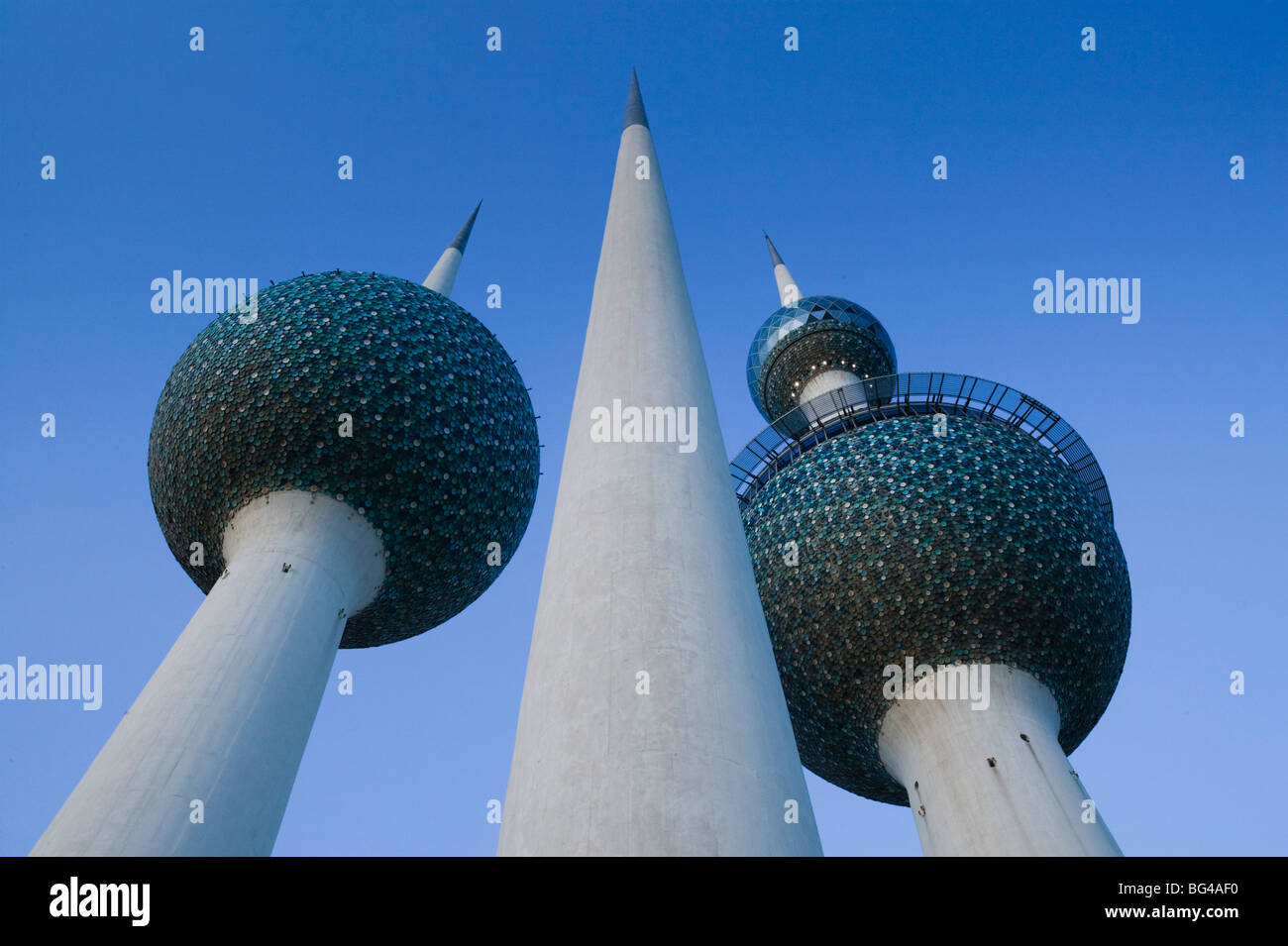 Il Kuwait Kuwait City, Kuwait Towers (b.1979) Simbolo del Kuwait Foto Stock