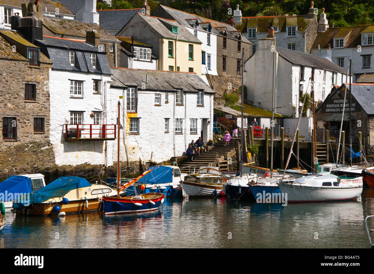 Regno Unito, Inghilterra, Cornwall, Polperro Foto Stock