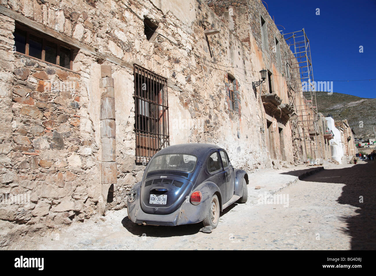 Real de Catorce, ex argento città mineraria a San Luis Potosi, Messico, America del Nord Foto Stock