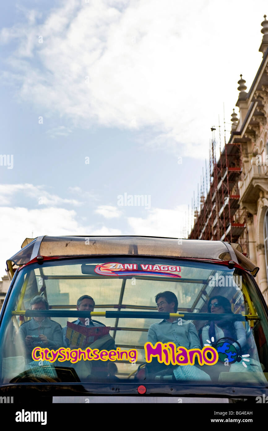 L'autobus City sightseeing, Milano, Italia Foto Stock