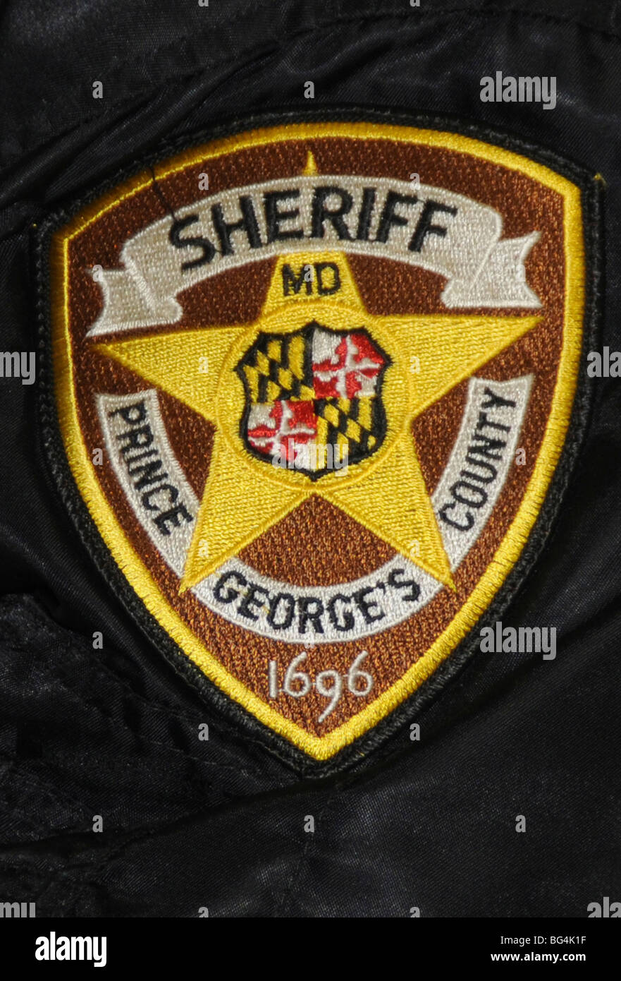 Prince George County ,Maryland sceriffo della patch per reparto Foto Stock