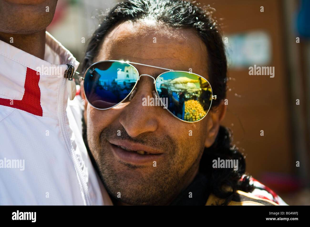 Marocco Marocco mercato vivaci bazaar di Casablanca Foto Stock