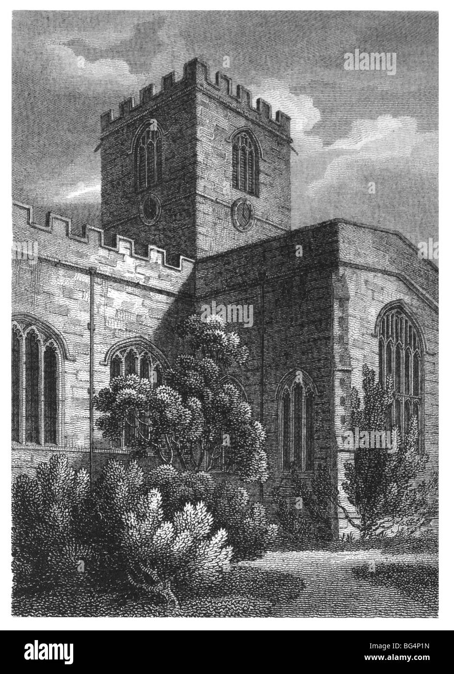 Jesus College di Cambridge - Cappella Foto Stock