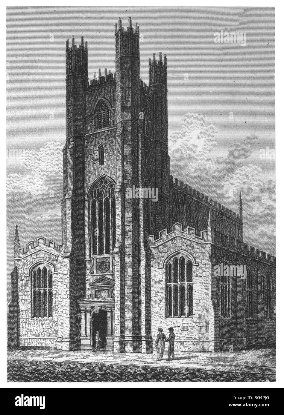 Cambridge - Chiesa di Santa Maria (la chiesa dell'Università) Foto Stock