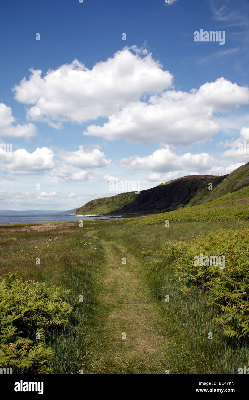 Vicino Blackwaterfoot, l'isola di Arran, Scozia, Giugno 2009 Foto Stock