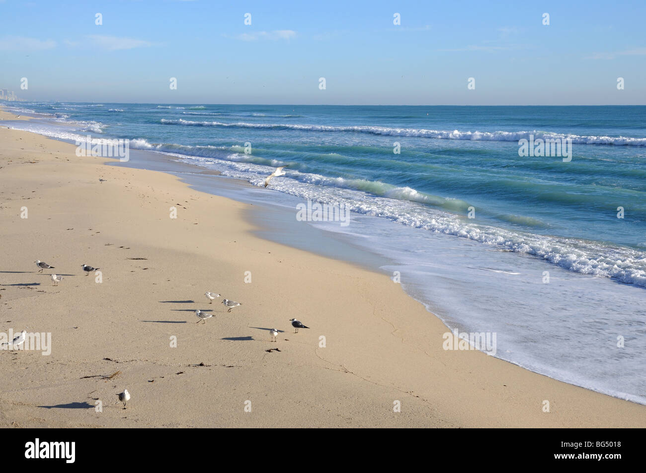 South Beach di Miami, Florida USA Foto Stock