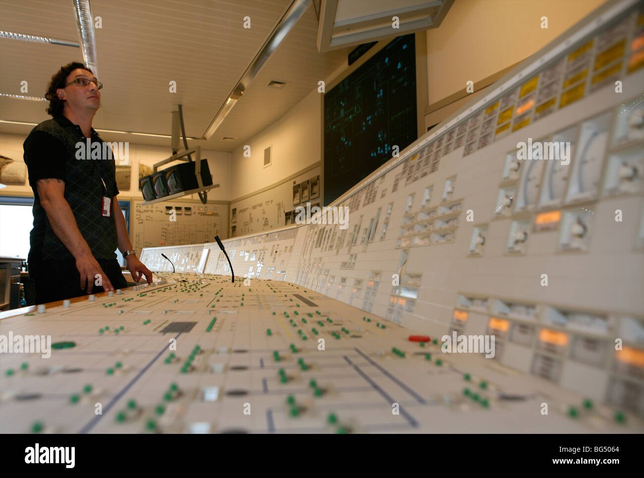 Powerstation nucleare in Borssele, Paesi Bassi Foto Stock