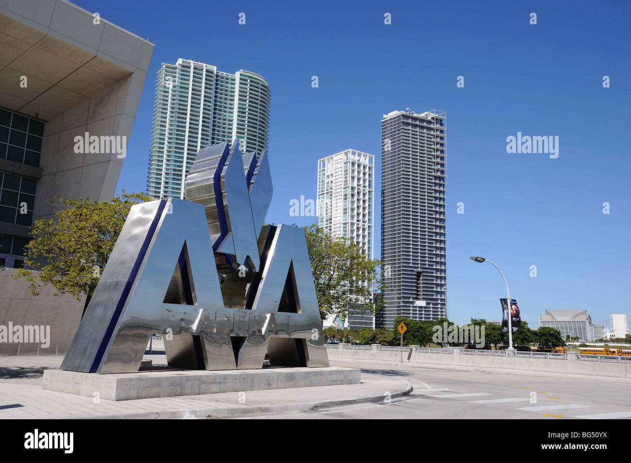 American Airlines Arena, Miami Florida USA Foto Stock