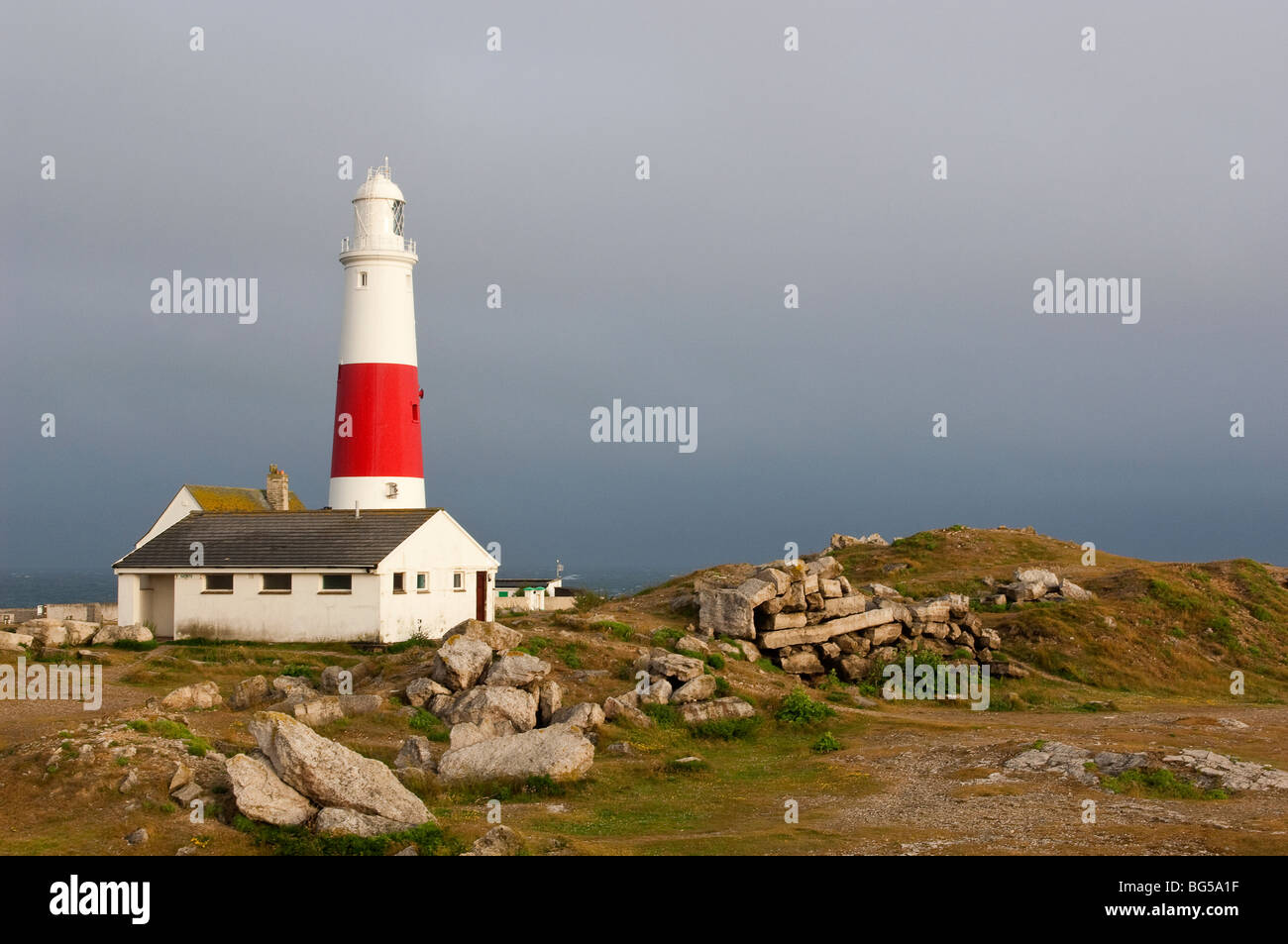 Portland Bill Lighthouse, Portland, Dorset, Regno Unito Foto Stock