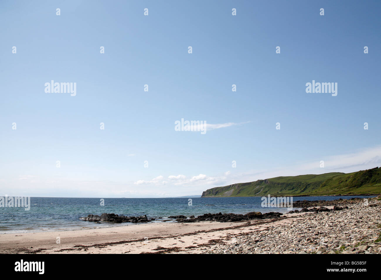 Spiaggia di Kildonan, l'isola di Arran, Scozia, Giugno 2009 Foto Stock