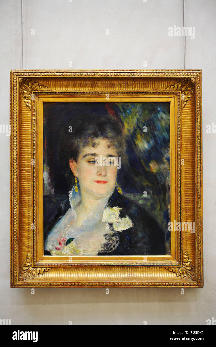 Ritratto di Madame Georges Charpentier di Pierre Auguste Renoir, d'Orsay Museum, Parigi, Francia Foto Stock