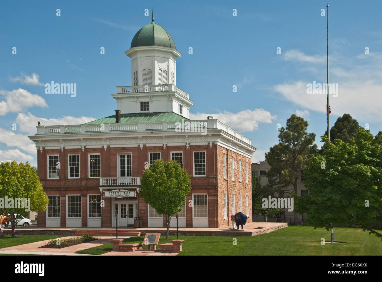 Utah Salt Lake City Travel La Sala del Consiglio uno dei dieci più edifici storici in Utah Foto Stock