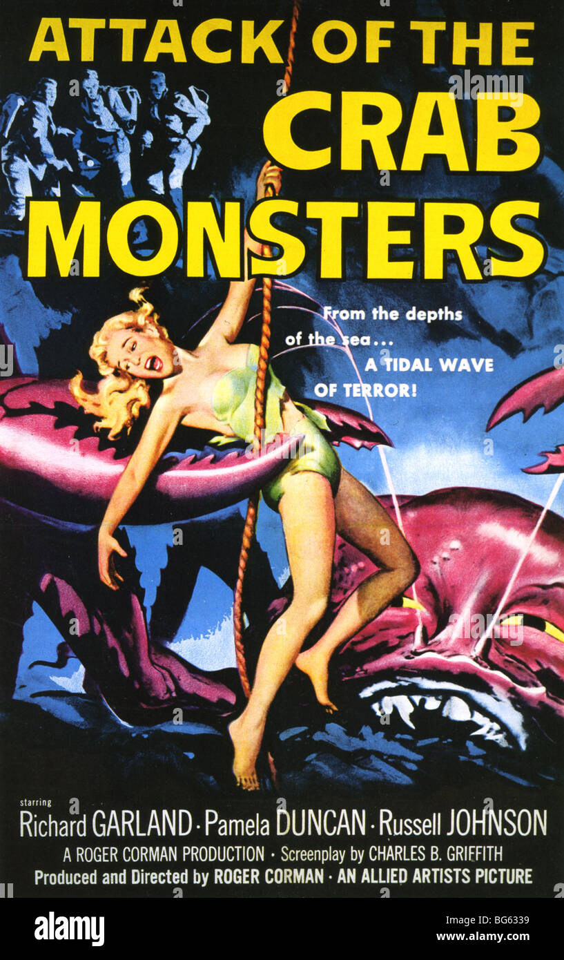 Attacco di granchio mostri - Poster per 1956 Allied artista film con Richard Garland e Pamela Duncan Foto Stock