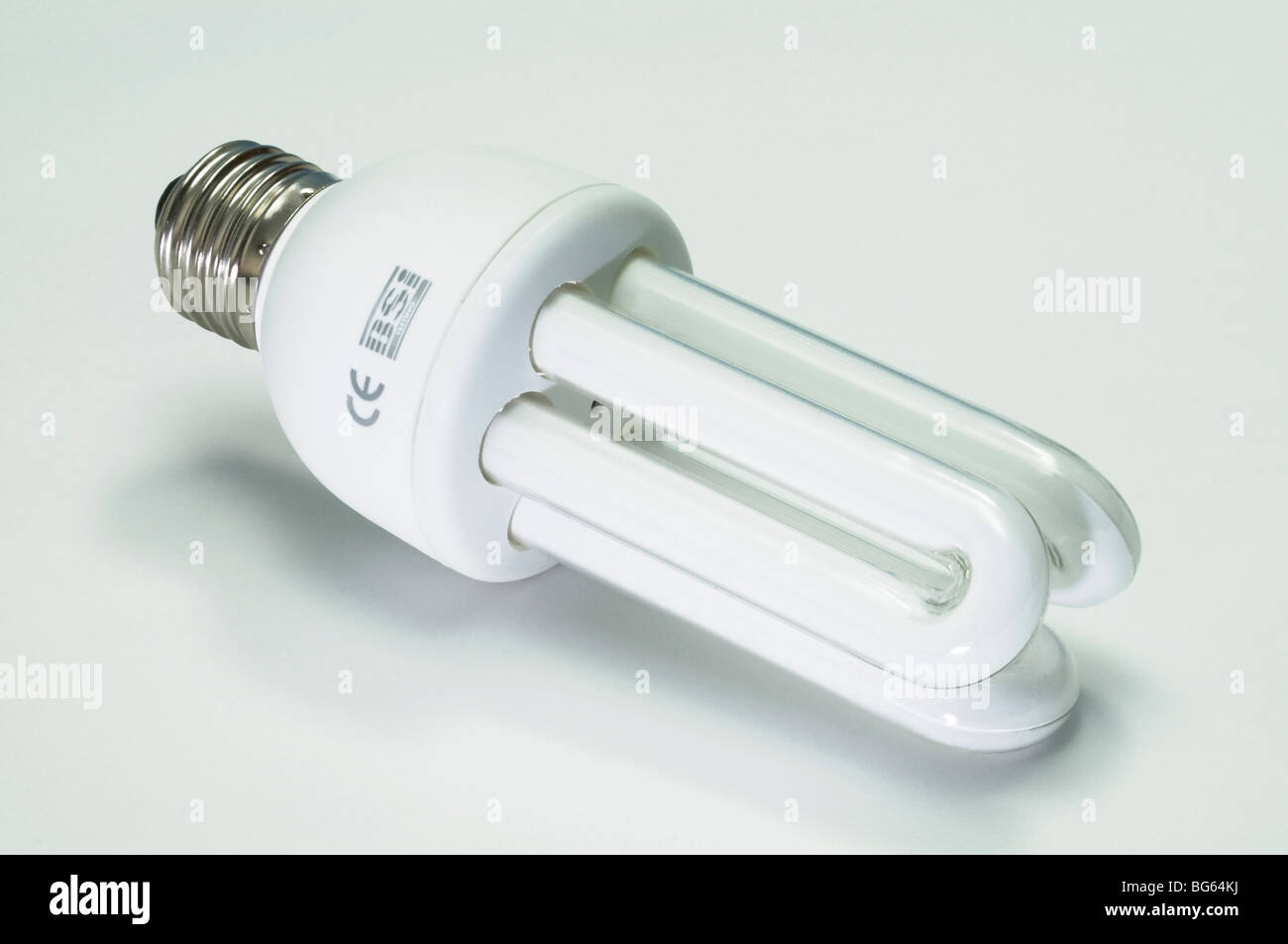 Luce a risparmio energetico lampadine, studio immagine. Foto Stock