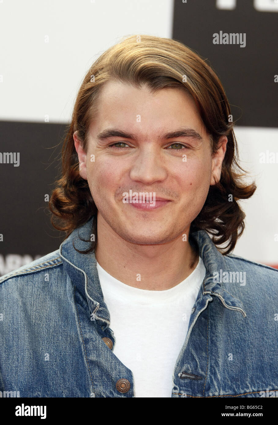 EMILE HIRSCH IL CORRIDORE DI VELOCITÀ PREMIERE MONDIALE NOKIA THEATER DOWNTOWN LOS ANGELES STATI UNITI D'AMERICA 26 Aprile 2008 Foto Stock