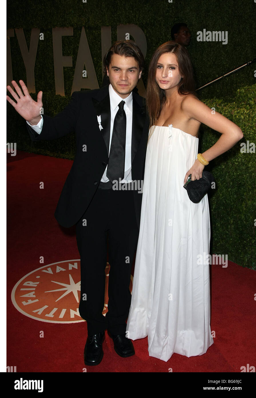 EMILE HIRSCH VALUTAZIONE 2009 Vanity Fair OSCAR PARTY WEST HOLLYWOOD Los Angeles CA USA 22 febbraio 2009 Foto Stock