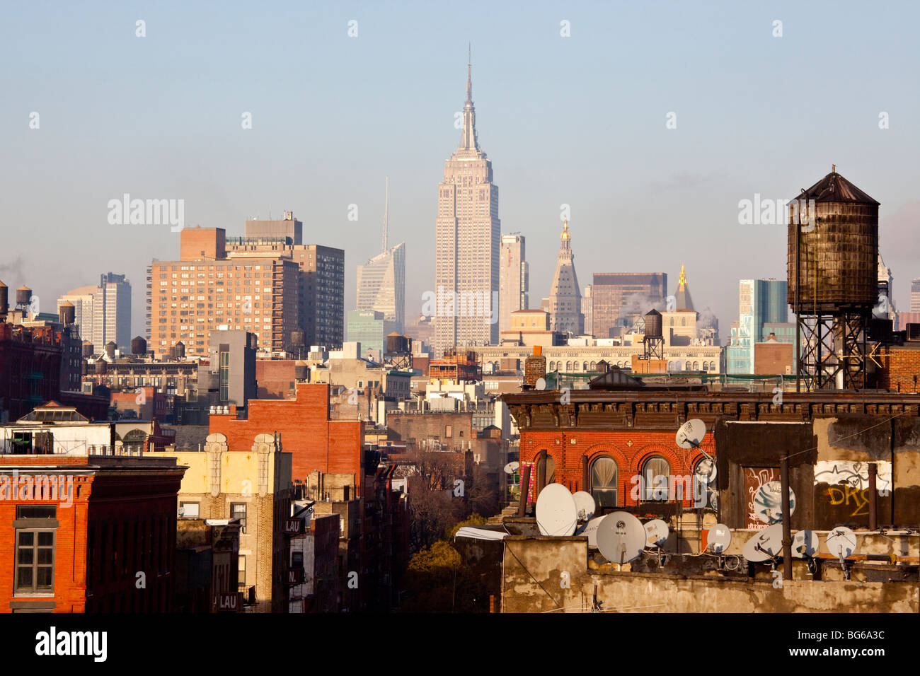 New York skyline della città Foto Stock