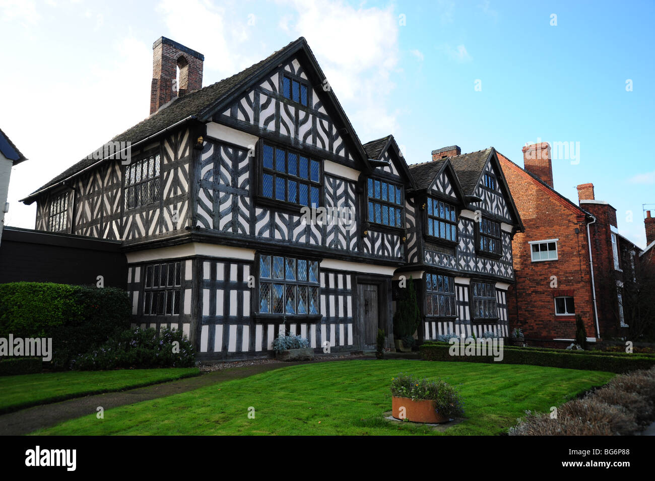 Chiese mansion Nantwich nel Cheshire Foto Stock