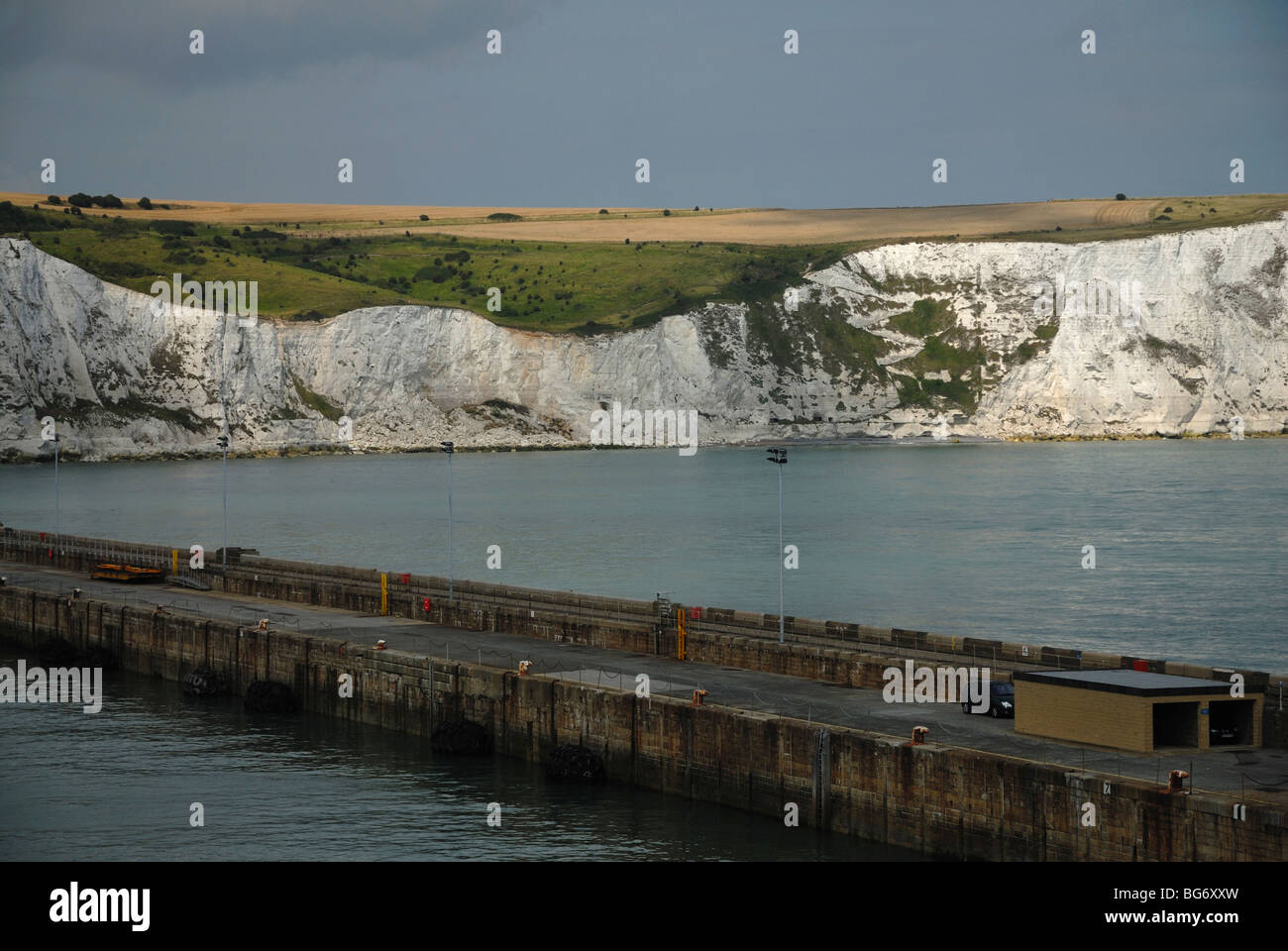 Le Bianche Scogliere di Dover Foto Stock