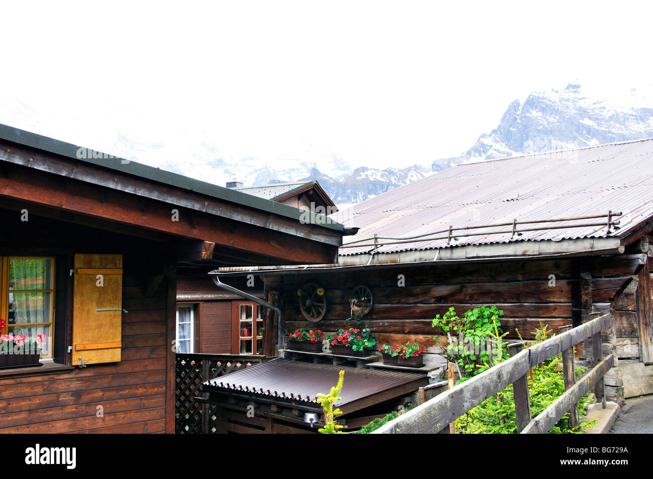 Murren, Svizzera Foto Stock