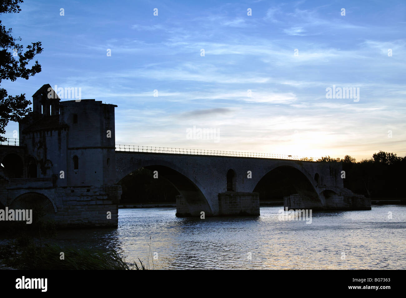 Ponte di Avignone, Francia Foto Stock