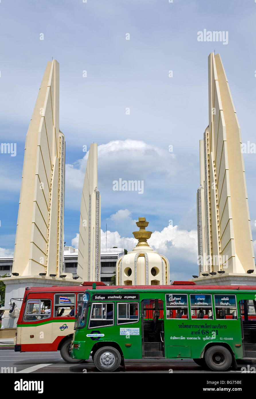 La democrazia monumento. Bangkok. Della Thailandia Foto Stock