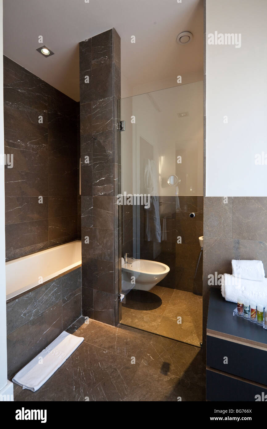 Bagno, Hospes Palace del Bailío, Cordoba, Andalusia, Spagna Foto Stock