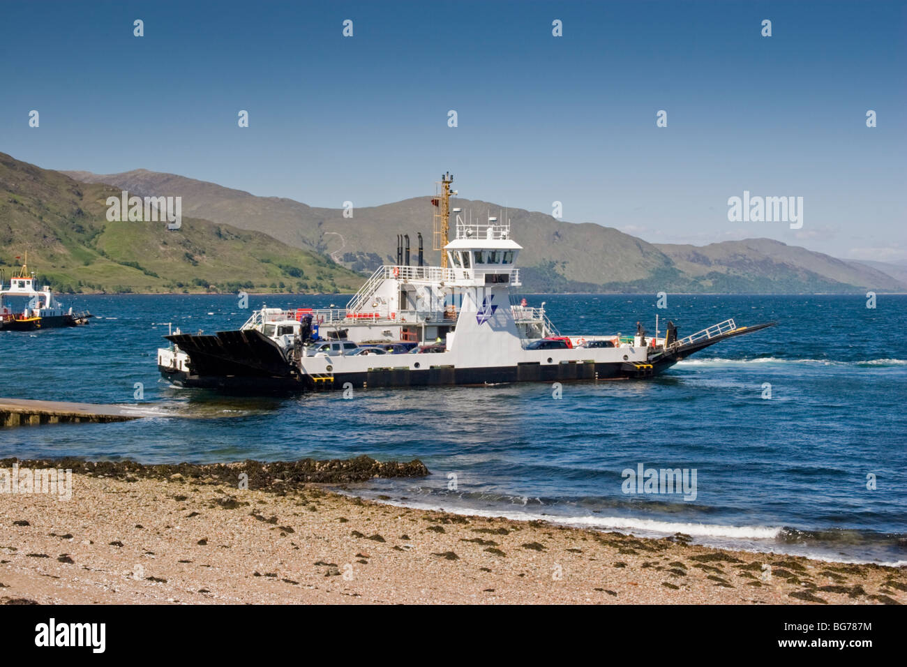 Corran ferry, Loch Linnhe Foto Stock