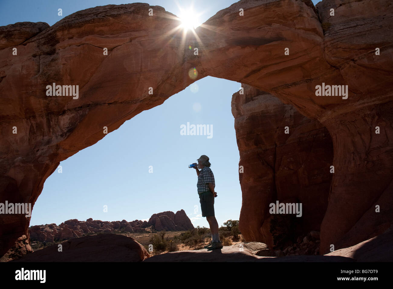 Parco Nazionale di Arches, il sud dello Utah, Moab Foto Stock