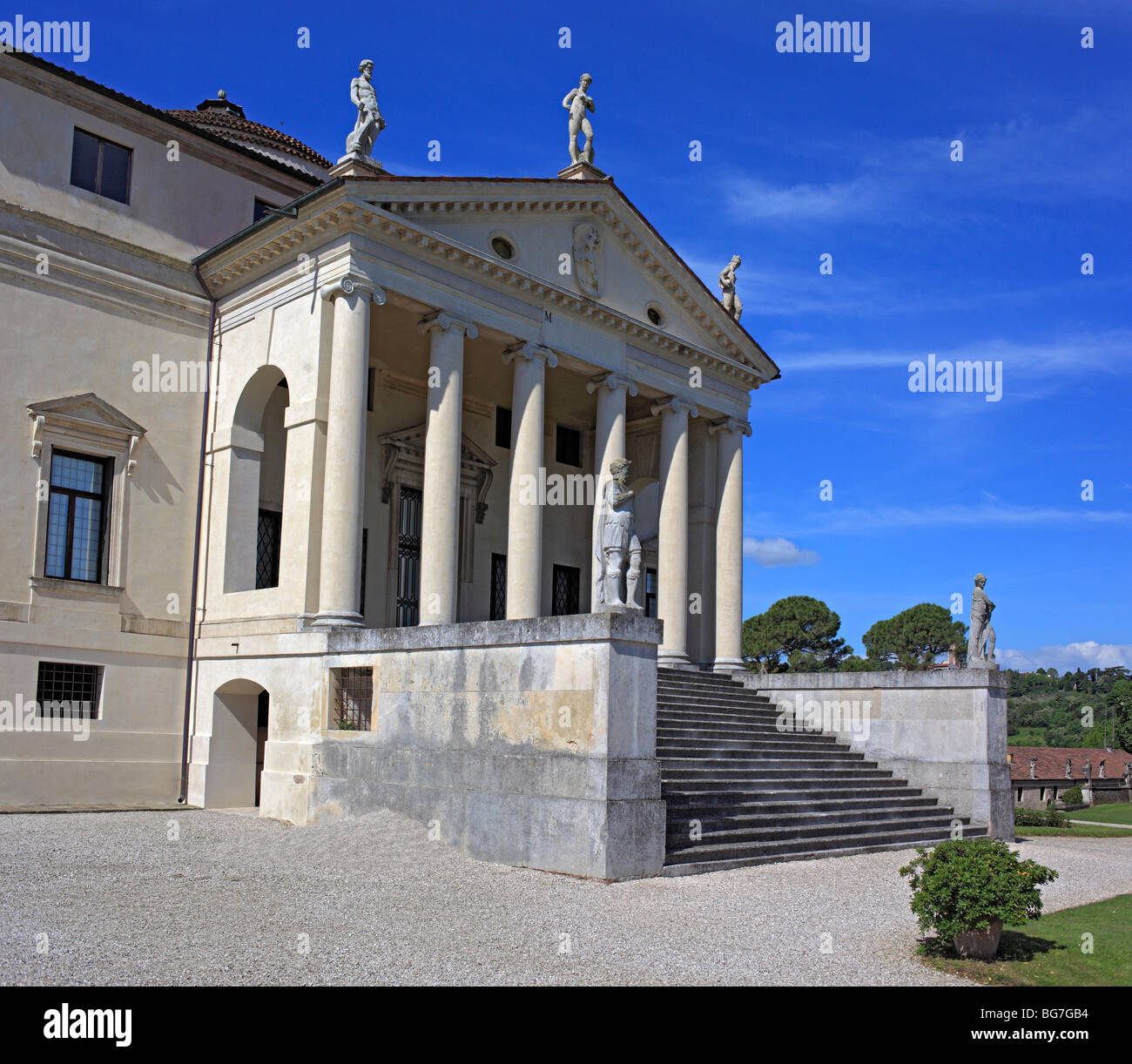 Villa Capra detta "La Rotonda" (Villa Almerico-Capra) da Andrea Palladio,  Sito Patrimonio Mondiale dell'UNESCO, nei pressi di Vicenza, Veneto, Italia  Foto stock - Alamy