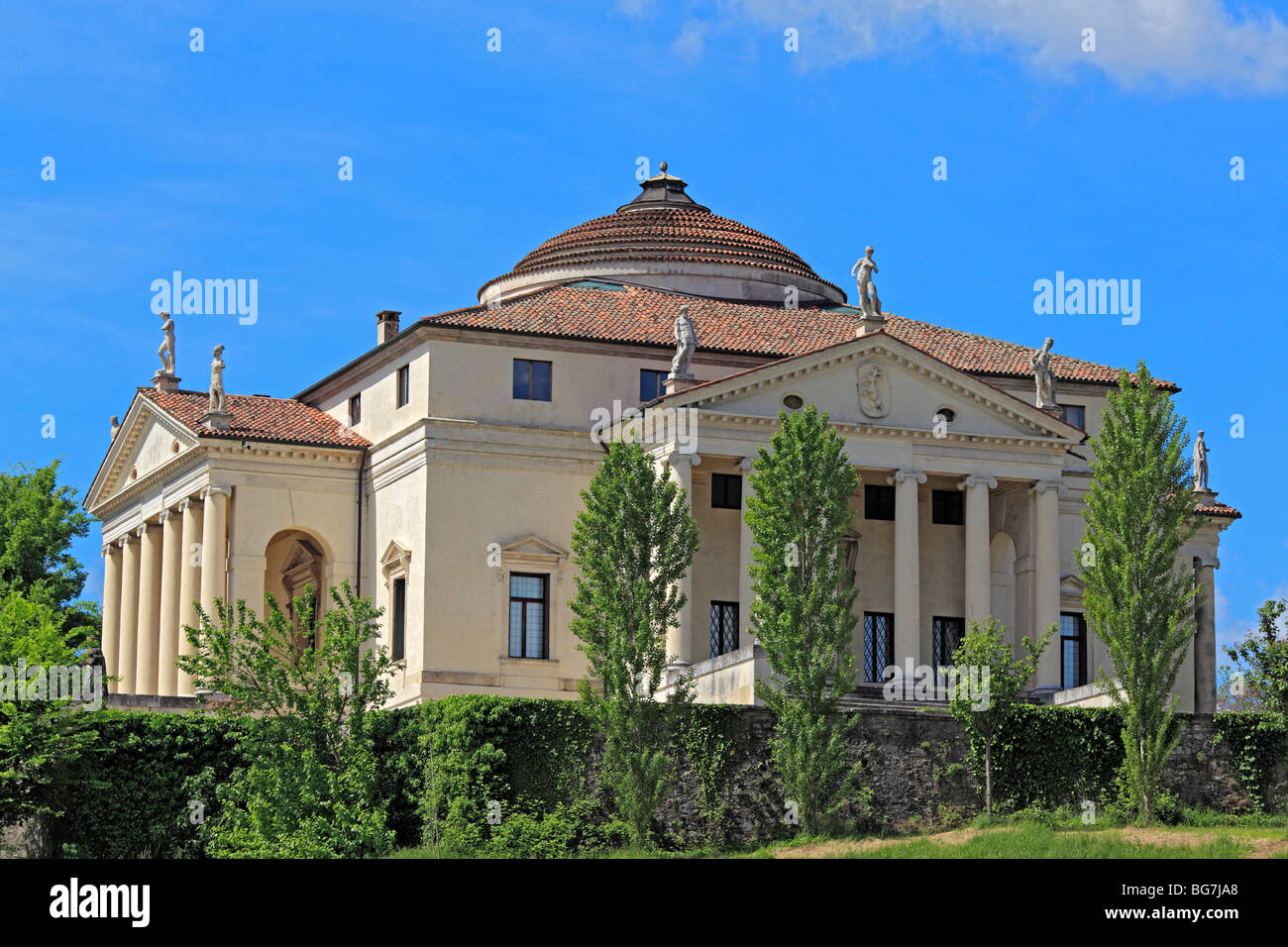 Villa Capra detta "La Rotonda" da Andrea Palladio, Sito Patrimonio Mondiale  dell'UNESCO, nei pressi di Vicenza, Veneto, Italia Foto stock - Alamy