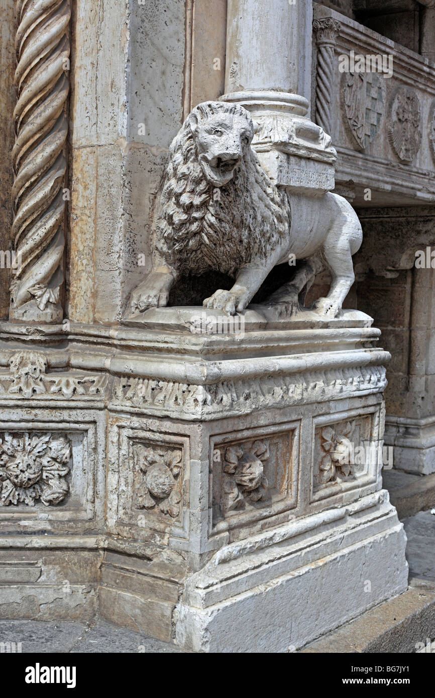 Basilica di San Lorenzo, Vicenza, Veneto, Italia Foto Stock