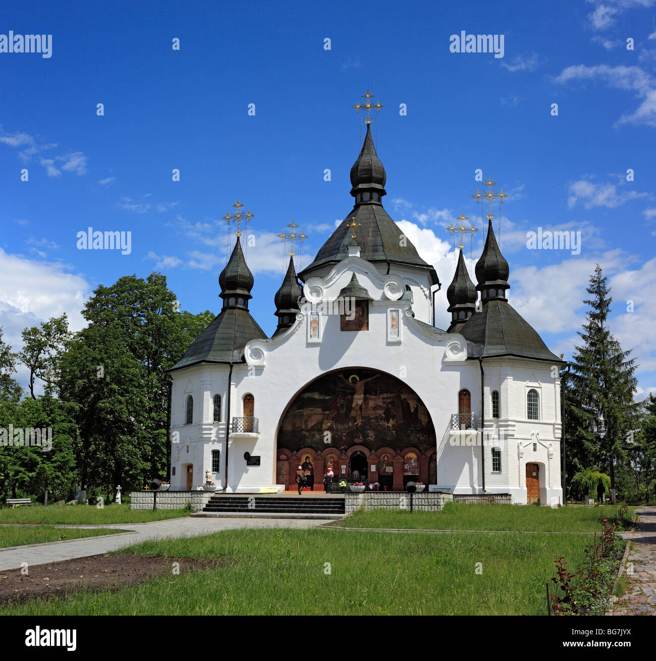 Chiesa di San Giorgio (1914), Plyasheva, Oblast di Volinia, Ucraina Foto Stock