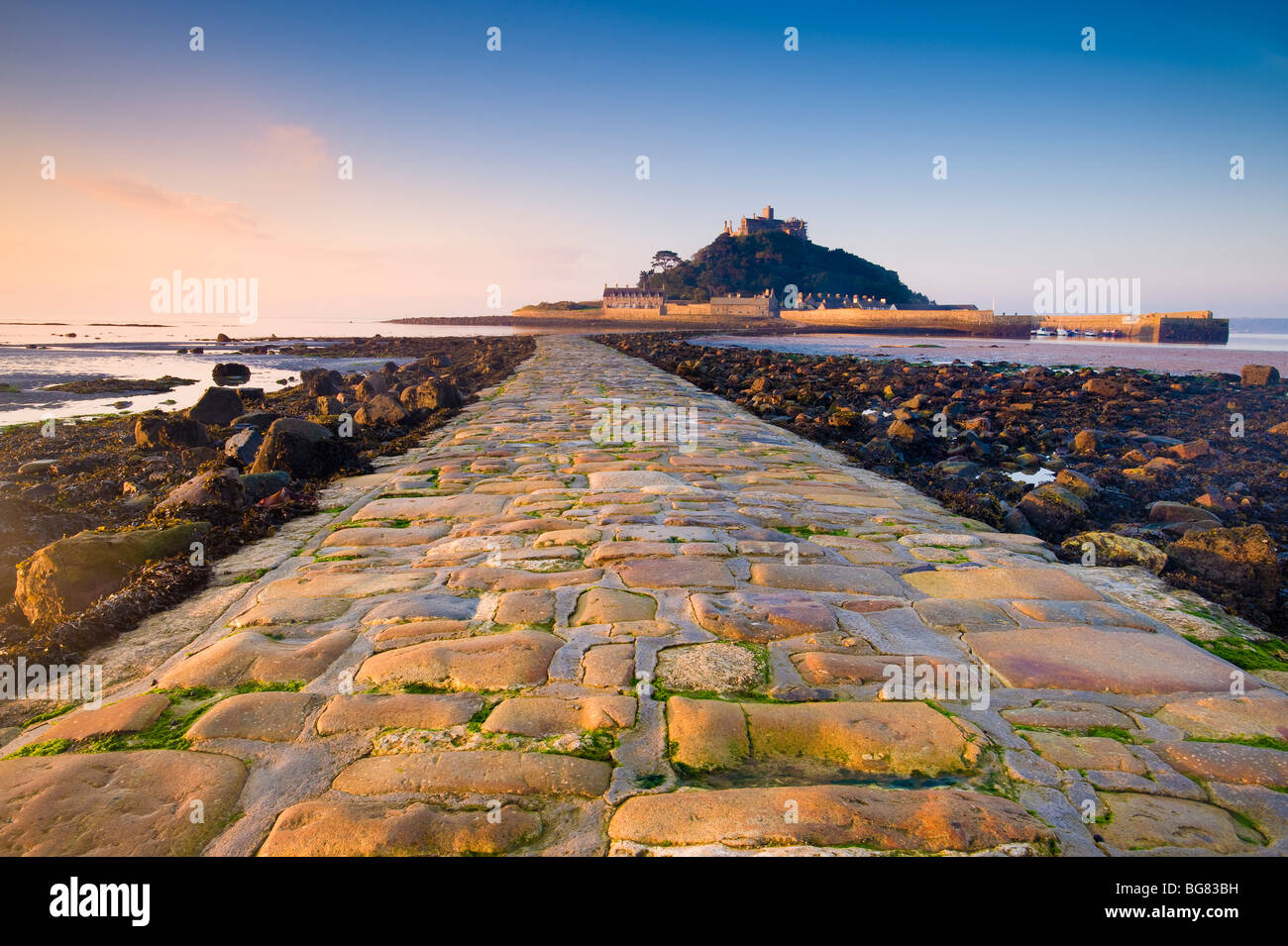 St Michaels Mount, Penzance, Cornwall, England, Regno Unito Foto Stock