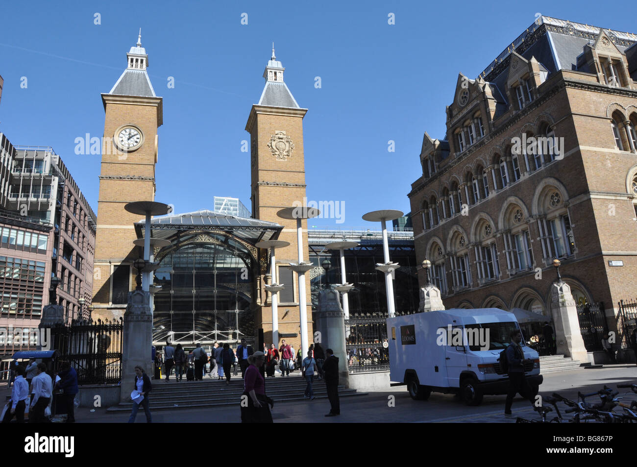 La stazione di Liverpool London Regno Unito Foto Stock