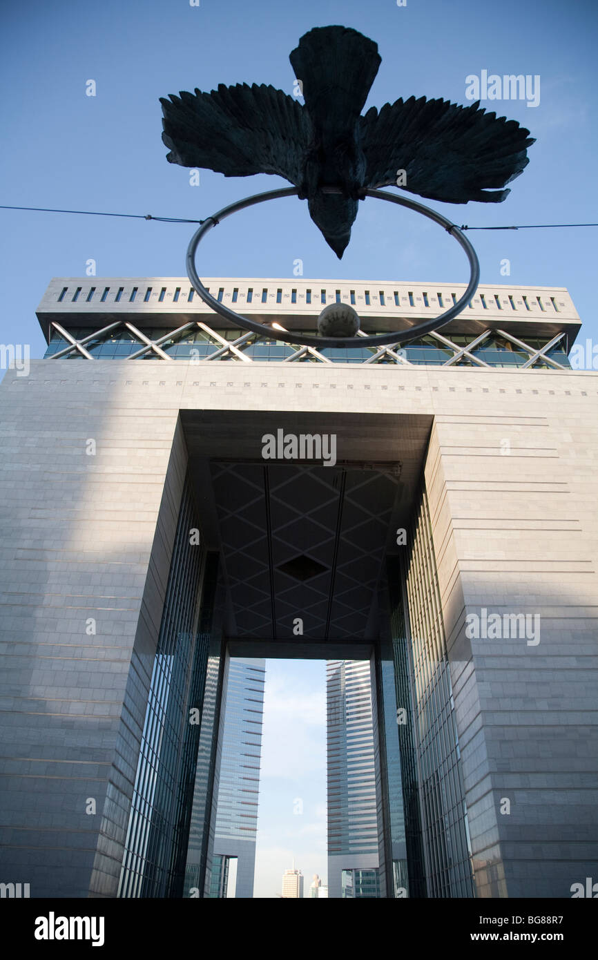 Centro Finanziario Internazionale di Dubai DIFC Omar Bin Sulaiman Foto Stock