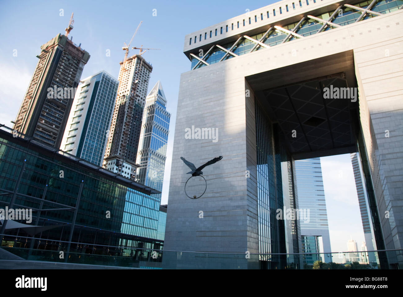 Centro Finanziario Internazionale di Dubai DIFC Omar Bin Sulaiman Foto Stock