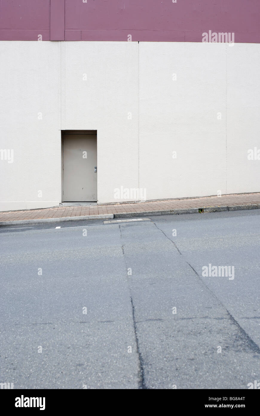 Paesaggio urbano con porta anonimo Foto Stock