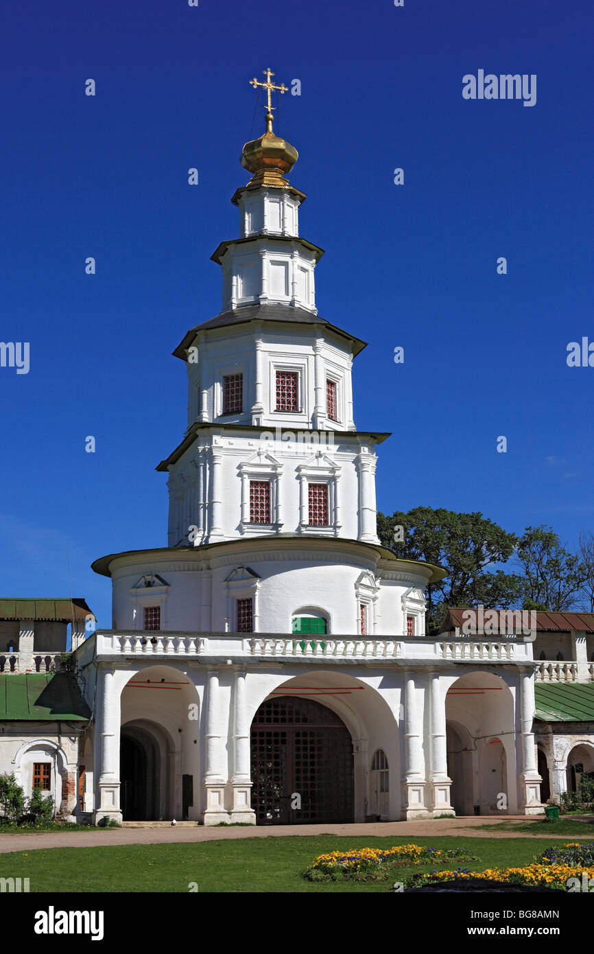 Chiesa dell'ingresso del Signore in Gerusalemme (1690s), la Nuova Gerusalemme monastero, Istria, regione di Mosca, Russia Foto Stock