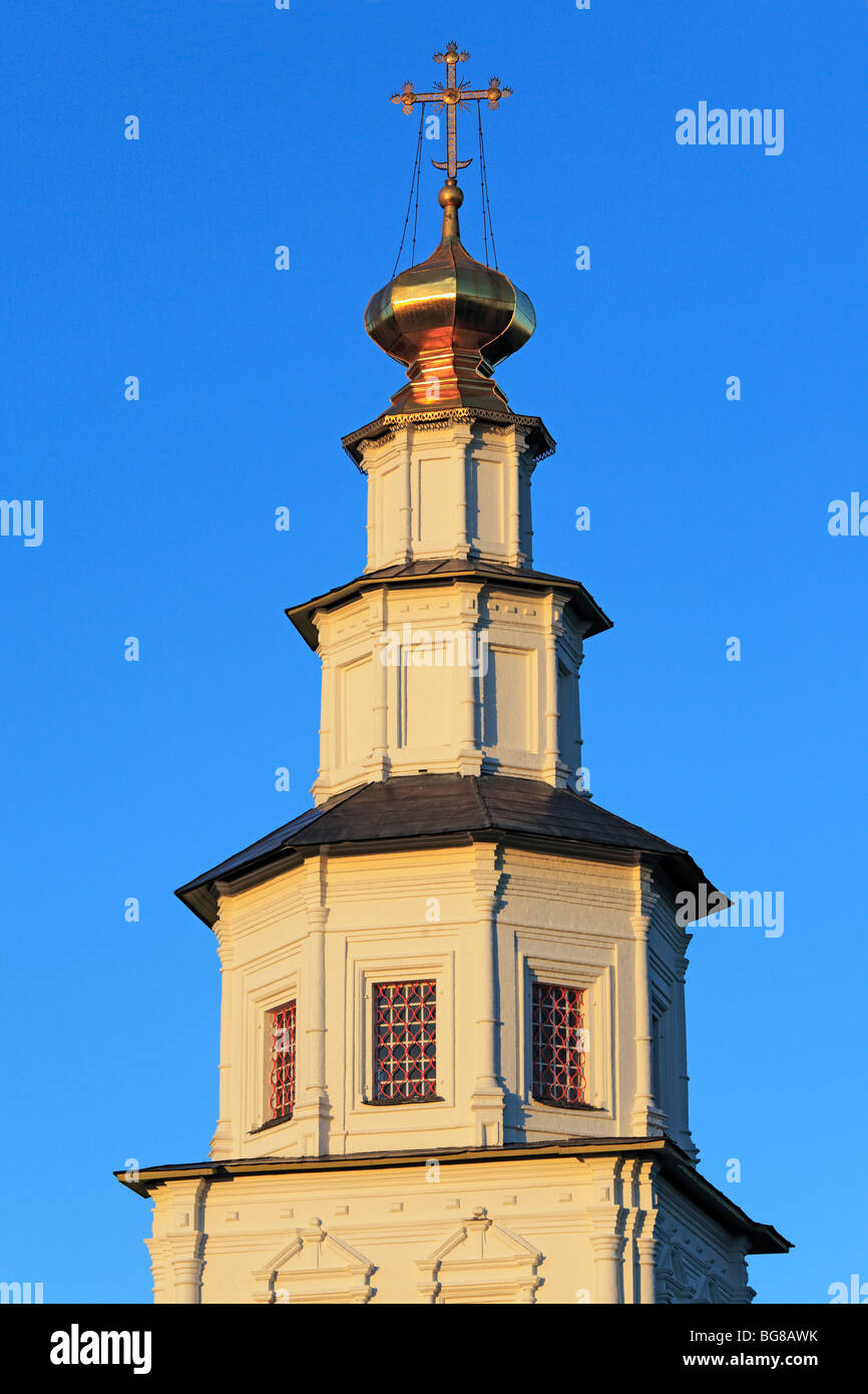 Chiesa dell'ingresso del Signore in Gerusalemme (1690s), la Nuova Gerusalemme monastero, Istria, regione di Mosca, Russia Foto Stock