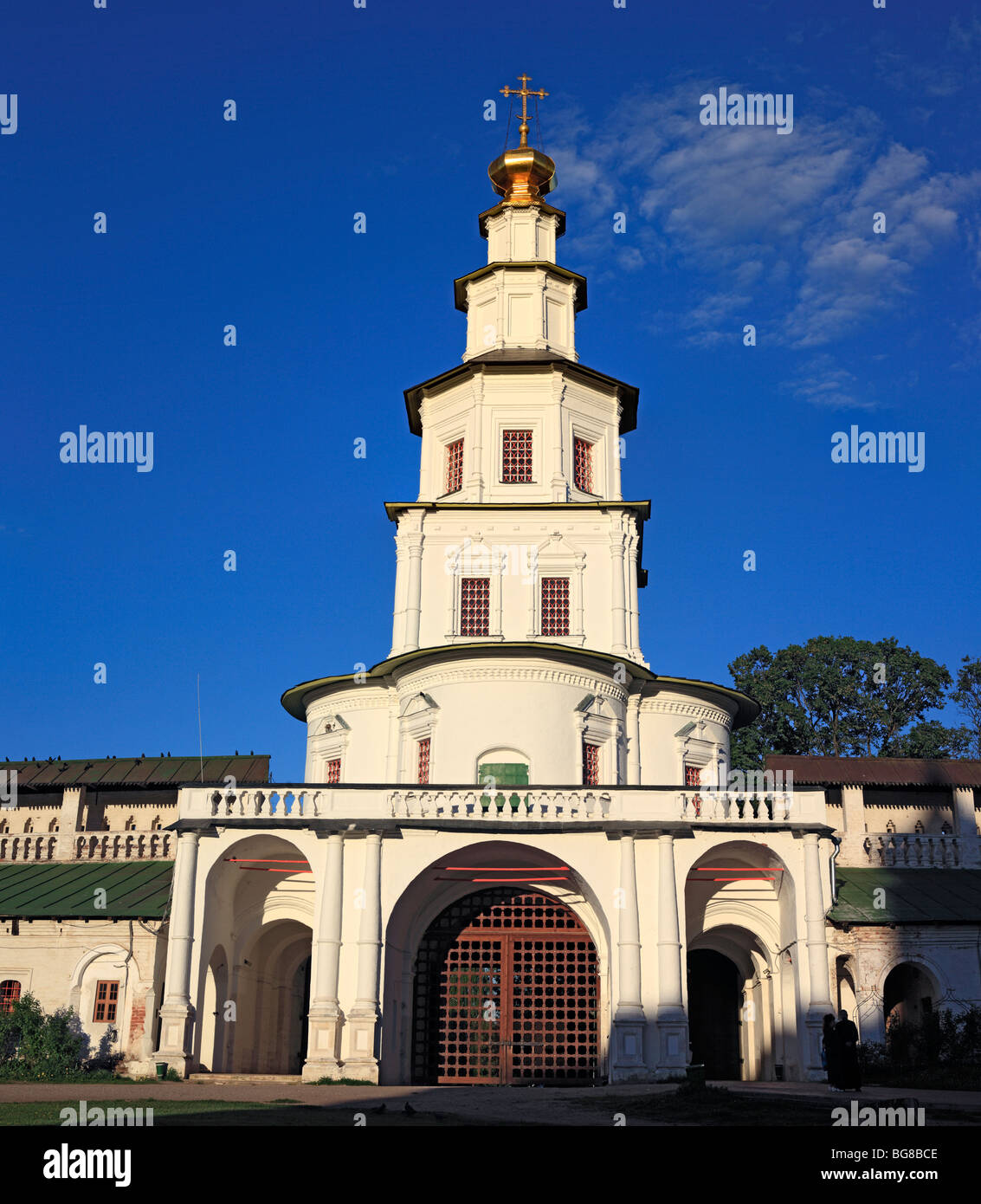 Chiesa dell'ingresso del Signore in Gerusalemme (1690s), la Nuova Gerusalemme monastero, Istria, regione di Mosca, Russia Foto Stock