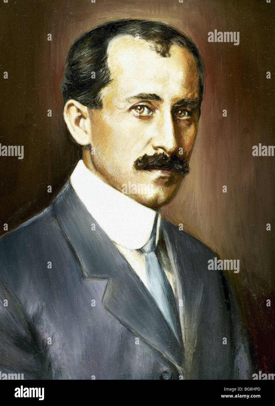 Wright, Orville (Dayton, 1871-1948). Aviatore americano. Foto Stock