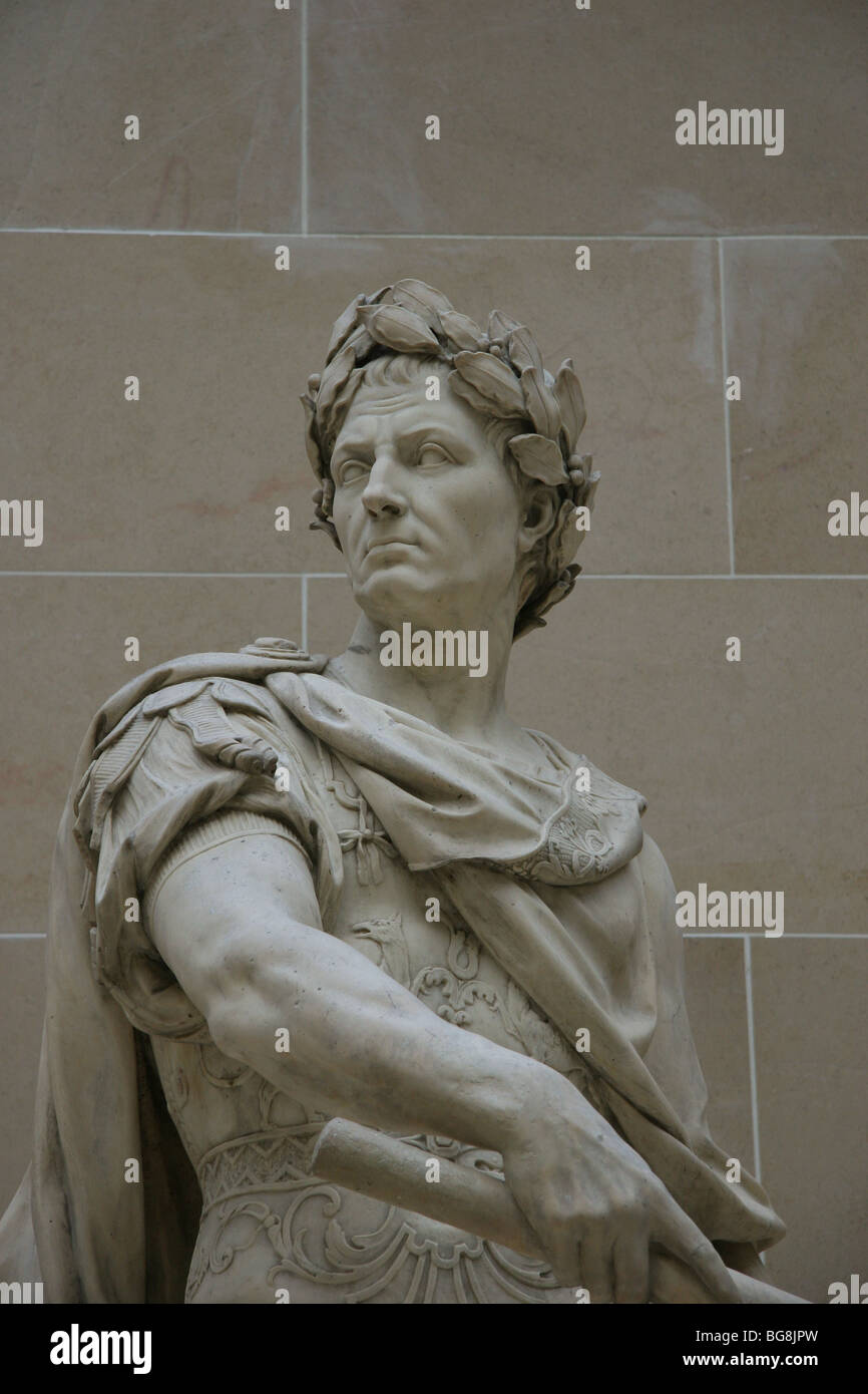 Caio Giulio Cesare (100-44 a.C.). . Militare romano e leader politico. Foto Stock
