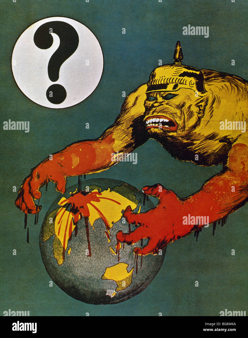 La prima guerra mondiale (1914-1918). Poster '?'. Foto Stock