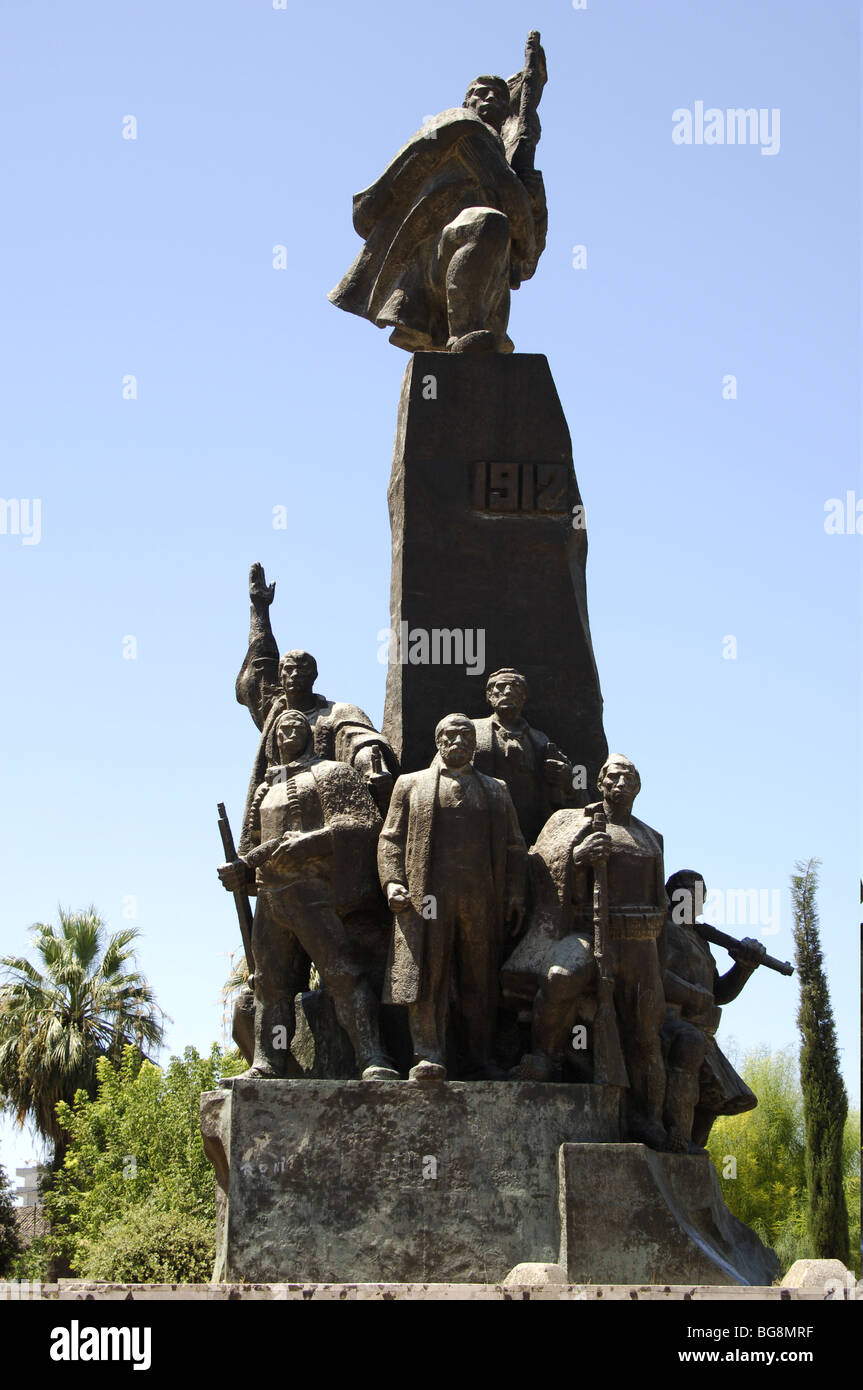 Indipendenza monumento. Vlore. L'Albania. Foto Stock